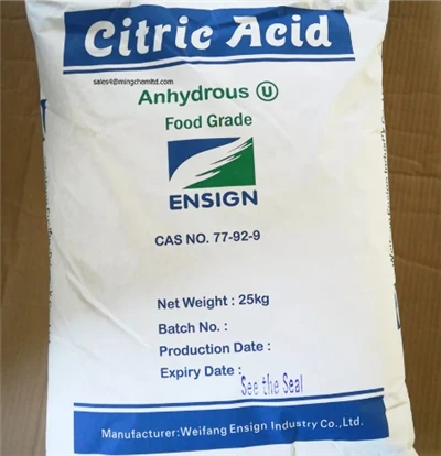 Citric Acid Anhydrous Price