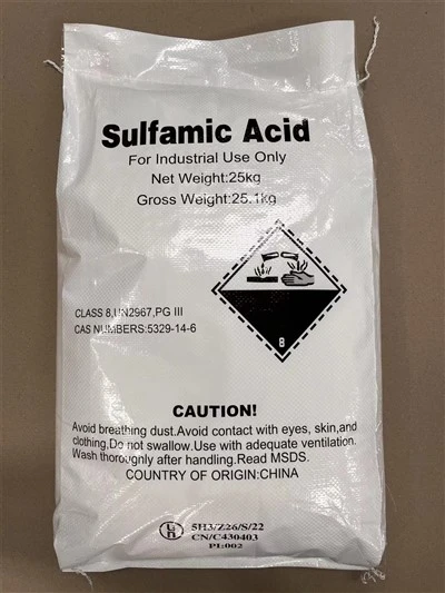 Sulfamic Acid NH2SO3H 25kg Price Buy Bulk